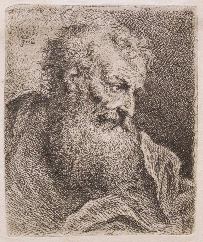 Bearded Man Looking Left