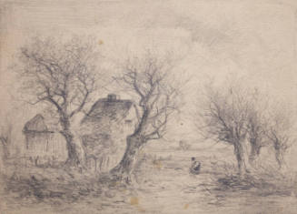 Two Cottages Among Trees