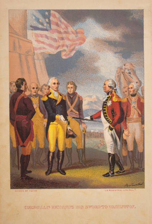 Cornwallis Presenting His Sword to Washington