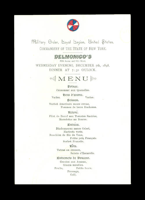 Dinner Menu