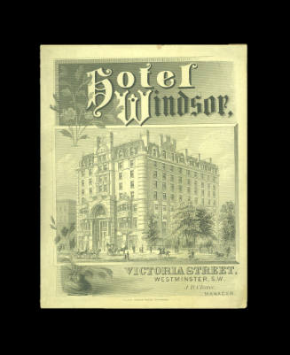 Hotel Windsor Menu