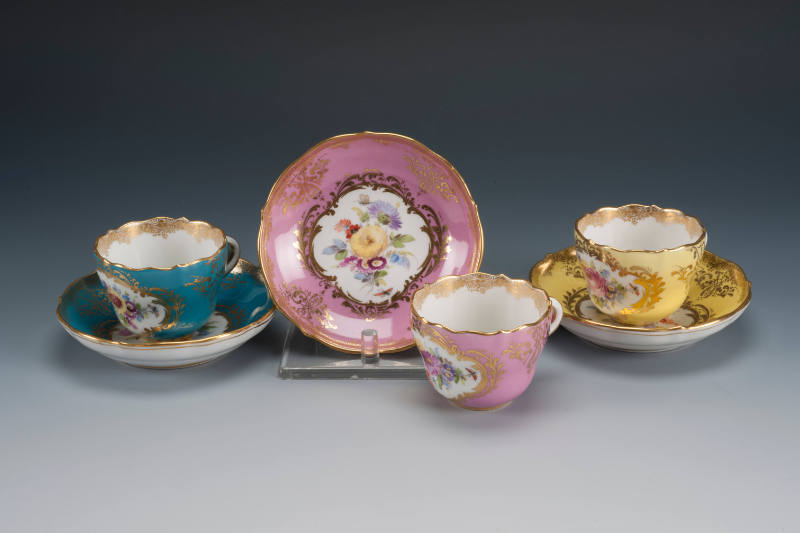 Demitasse Cups and Saucers (Set of Four)