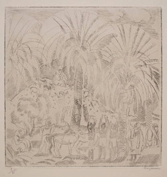 Landscape with Native Figures