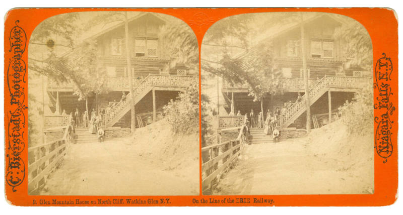 Glen Mountain House on North Cliff, Watkins Glen, N.Y.