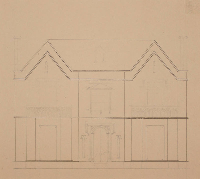 Elevation for the Exterior of Fountain Elms