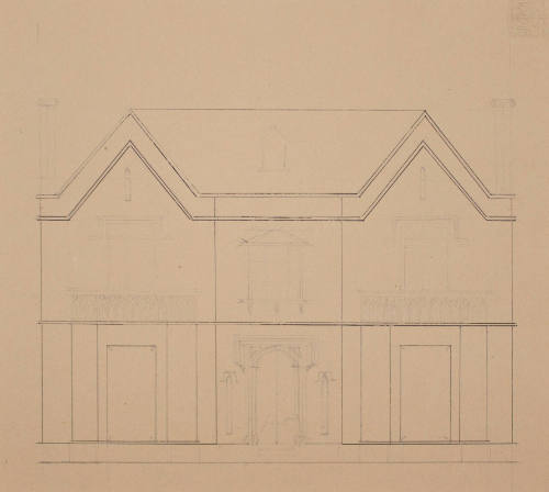 Elevation for the Exterior of Fountain Elms