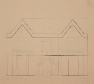 Elevation for the Exterior of Fountain Elms