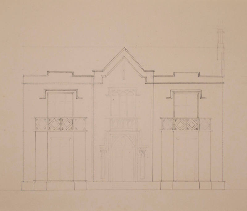 Elevation for the Exterior of Fountain Elms