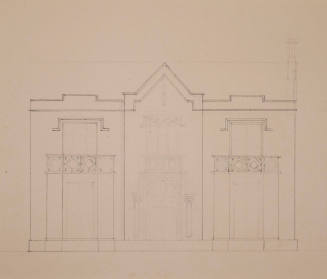 Elevation for the Exterior of Fountain Elms