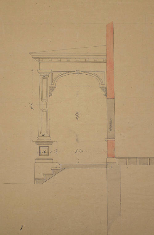 Elevation of the Porch