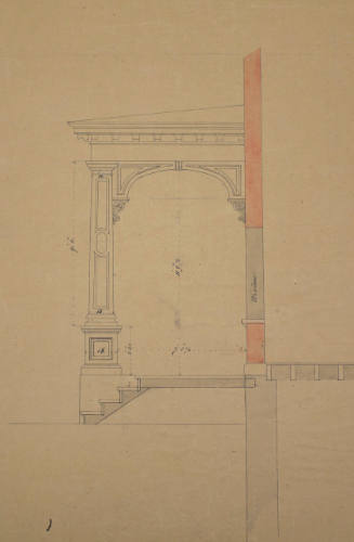 Elevation of the Porch