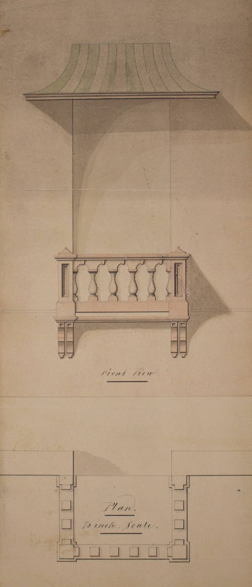 Plan of the Front of a Window