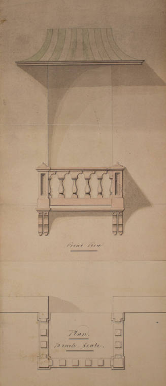 Plan of the Front of a Window