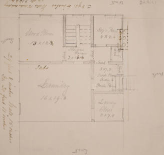 Floor Plan for the Wood, Laundry and Dog's Room