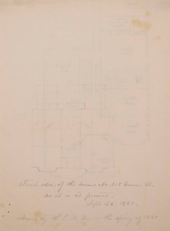 First Idea Plan for 318 Genesee (Drawn by HEMW)