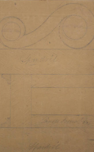 Fragment of a Pattern for Woodwork Detail