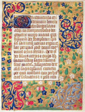 Book of Hours Text Page