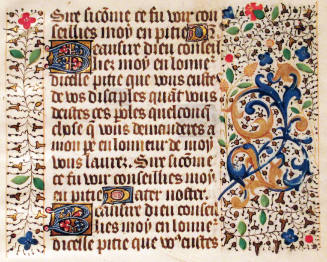 Book of Hours Text Page