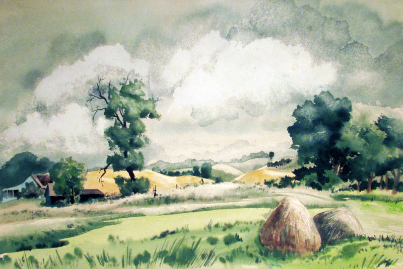 Summer Landscape (Green Fields)