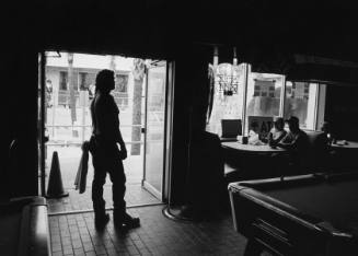 Biker in Bar, Main Street, Daytona Beach Bike Week