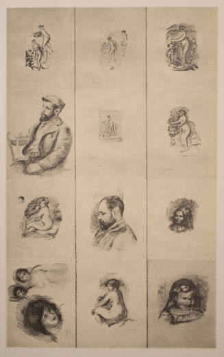 Frontispiece, from Douze lithographies originales de Pierre-Auguste Renoir