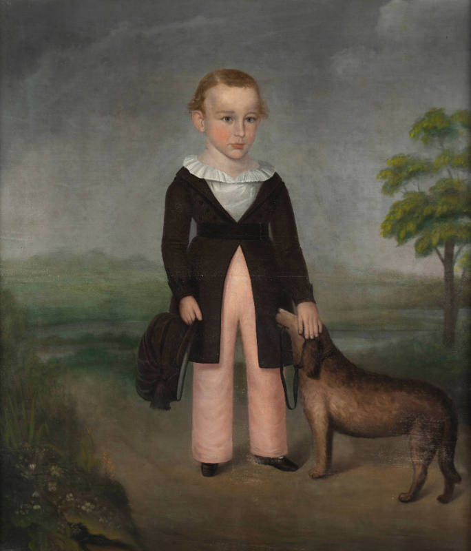 Boy with Dog