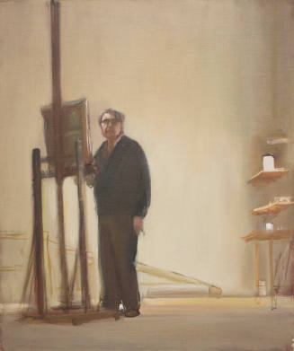 Figure in a Studio (Self-Portrait)