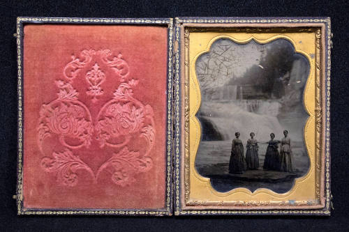 Portrait of Four Women at Trenton Falls