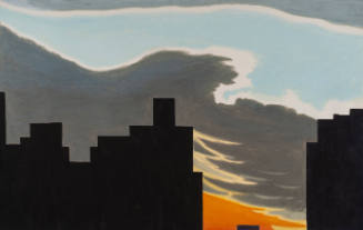 Untitled [New York Sunset with Buildings]