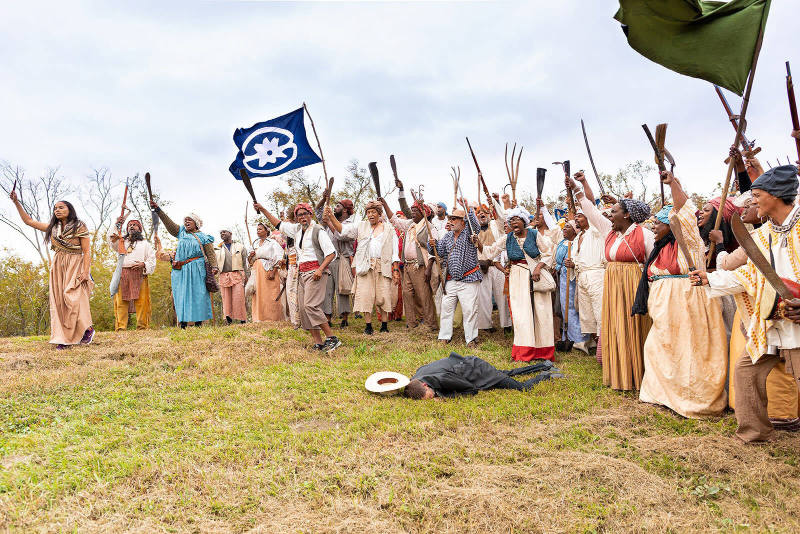 Slave Rebellion Reenactment Performance Still #2