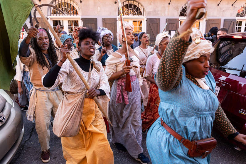 Slave Rebellion Reenactment Performance Still #5