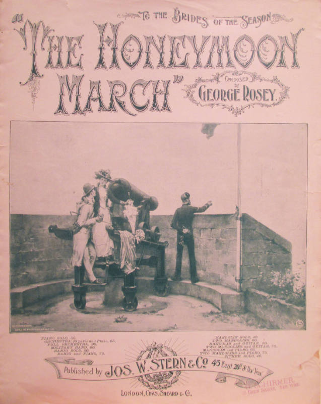 'The Honeymoon March, Dedicated to the Brides of the Season' by George Rosey