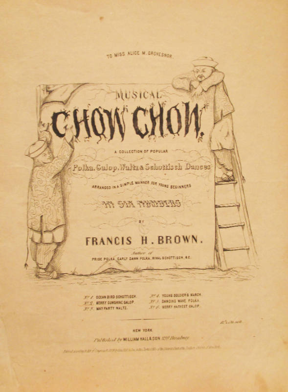 'Musical Chow Chow: The Merry Sunshine Galop' By Francis H. Brown