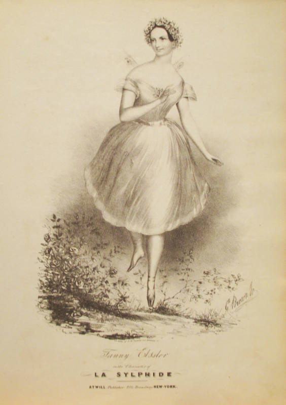 'Fanny Elssler in the Character of La Sylphide' Composer Unknown