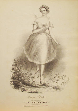 'Fanny Elssler in the Character of La Sylphide' Composer Unknown